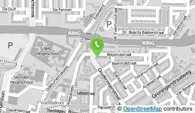 Bekijk kaart van Oudervereniging Openbare B.s. Oud Oost locatie 'Goudenregen' in Leeuwarden