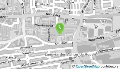 Bekijk kaart van Praktijk Mirjam Hendriks Natuurgeneeskundige in Leeuwarden