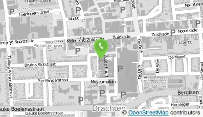 Bekijk kaart van Sticht. beheer en exploitatie Zuiderbuurt 26-28 te Drachten in Drachten