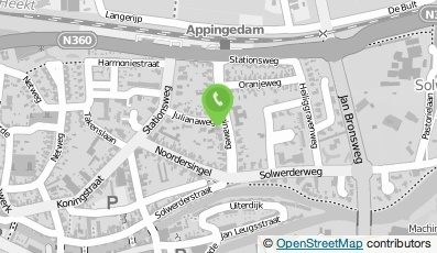 Bekijk kaart van Psychosynthesepraktijk Astrid Klein Lankhorst in Appingedam