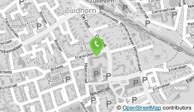 Bekijk kaart van Vereniging van Eigenaren Eiberhof te Zuidhorn in Wijchen