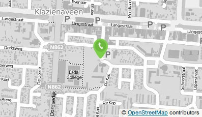 Bekijk kaart van Esdal College Klazienaveen in Klazienaveen