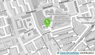 Bekijk kaart van Bekenkampschool, locatie Wilgenlaan in Groningen