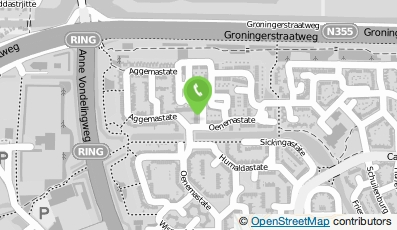 Bekijk kaart van Vereniging van Eigenaars Aggemastate 2 tot en met 110 in Leeuwarden