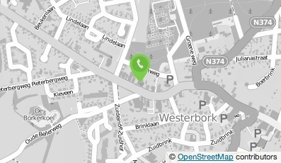 Bekijk kaart van Locatie Westerbork  in Westerbork