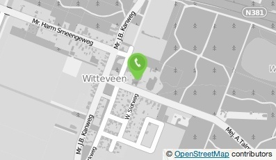 Bekijk kaart van Gymnastieklokaal Witteveen in Witteveen