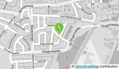 Bekijk kaart van Uitvaartvereniging Appingedam in Appingedam