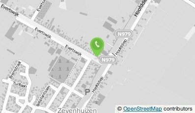 Bekijk kaart van Schilder- en Glaswerken Mertens in Zevenhuizen (Groningen)