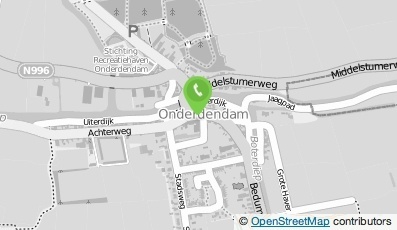 Bekijk kaart van Stichting De Hoven  in Onderdendam