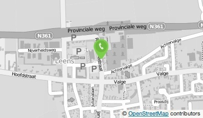 Bekijk kaart van AmbulanceZorg Groningen locatie Leens in Leens