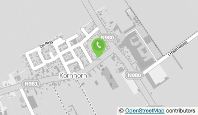 Bekijk kaart van sws De Groene Borg  in Kornhorn