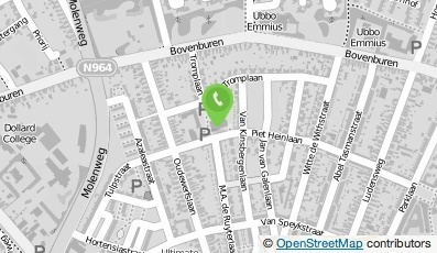 Bekijk kaart van Openbare Basisschool de Tweemaster in Winschoten