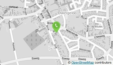 Bekijk kaart van Openbare Bibliotheek Dwingeloo in Dwingeloo