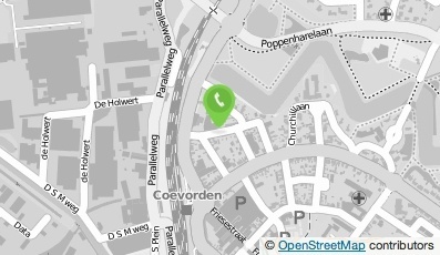 Bekijk kaart van Stichting Project Maatschappelijk Werk Coevorden in Coevorden