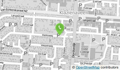 Bekijk kaart van Stichting Steun aan CB De Brug in Klazienaveen