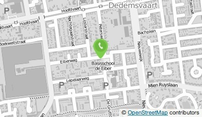 Bekijk kaart van Openbare basisschool DE EIBER  in Dedemsvaart