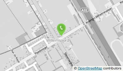 Bekijk kaart van Begrafenis Vereniging Willemsoord en omstreken in Willemsoord
