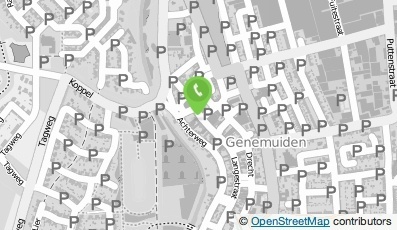 Bekijk kaart van Groot Koerkamp Brood- en Banketbakkerij B.V. in Genemuiden
