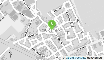 Bekijk kaart van Stichting 'De Kindervilla' in Oldemarkt