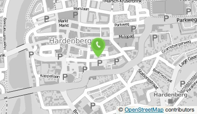 Bekijk kaart van BR FLEX Uitzendbureau B.V. in Hardenberg
