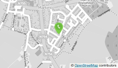 Bekijk kaart van Oecumenische Basisschool de Welp in Markelo