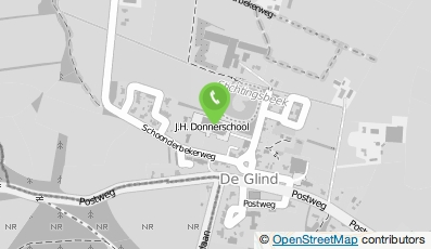 Bekijk kaart van Stichting J.H. Donnerschool in De Glind