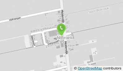 Bekijk kaart van Dartclub Nijbroek in Nijbroek