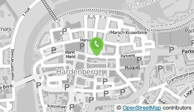 Bekijk kaart van Dagbesteding Hardenberg en afd. Behandel. loc. de Bramer in Hardenberg