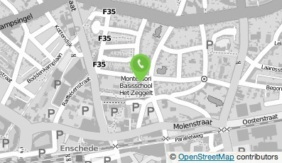 Bekijk kaart van Openbare Basisschool Het Zeggelt in Enschede