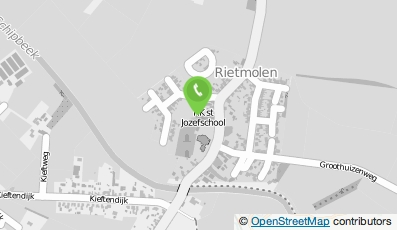 Bekijk kaart van Stichting Ouderraad Bas.school St. Jozef in Rietmolen
