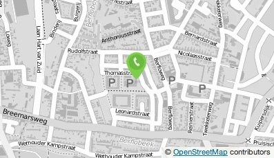 Bekijk kaart van Thomasstraat  in Hengelo (Overijssel)