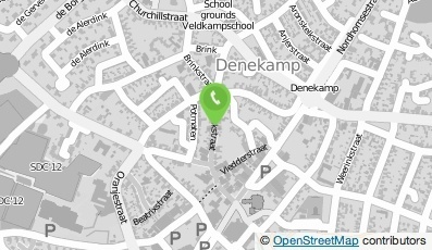 Bekijk kaart van Brinkstraat  in Denekamp