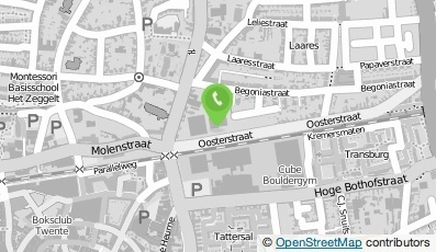 Bekijk kaart van Gebruikers Gezondheidscentrum Oosterpoort in Enschede