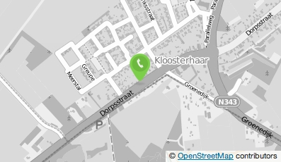 Bekijk kaart van Tweespraak Oosterlaar in Kloosterhaar