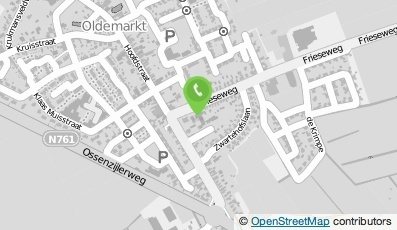 Bekijk kaart van Oudervereniging van de Sint Bernardusschool in Oldemarkt