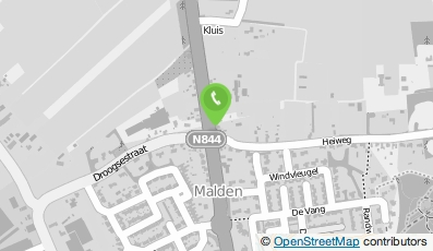 Bekijk kaart van Lysippe beelden en exposities in Malden
