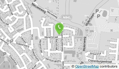 Bekijk kaart van Groesbeek - Mozartstraat 2 in Groesbeek