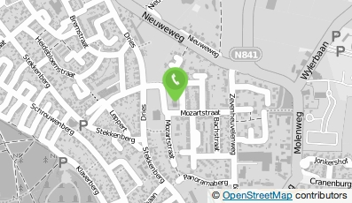 Bekijk kaart van Groesbeek - Haydnstraat 1 in Groesbeek