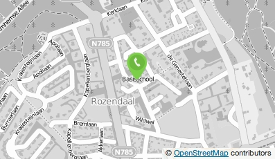 Bekijk kaart van Dorpsschool Rozendaal in Rozendaal