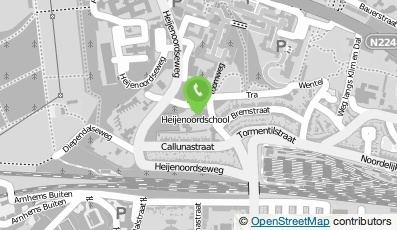Bekijk kaart van Heijenoordschool  in Arnhem