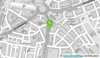 Bekijk kaart van Prakt. eerstelijnspsychologie en haptonomie in Nijmegen