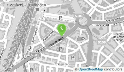 Bekijk kaart van Osteopathie P. Mater in Nijmegen