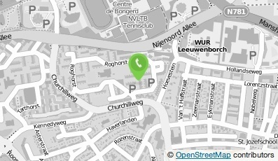 Bekijk kaart van D. Oppenoorth praktijk voor hypnotherapie en psychotherap. in Wageningen