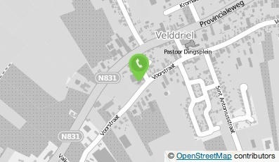 Bekijk kaart van Rooms Katholieke Basisschool Deken Wehmeijer in Velddriel