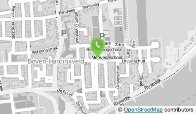 Bekijk kaart van O.b.s. Merwedeschool  in Hardinxveld-Giessendam