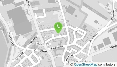 Bekijk kaart van Stichting Openb. Biblioth. Rivierenland in Haaften