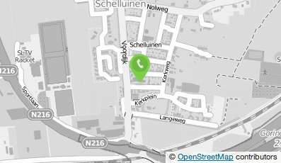 Bekijk kaart van o.b.s. Het Tweespan, locatie Schelluinen in Schelluinen