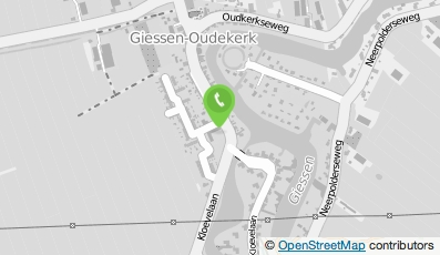 Bekijk kaart van o.b.s. Giessen-Oudekerk in Giessenburg