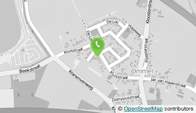 Bekijk kaart van Gemeenschapshuis 'De Kluis' in Ommel