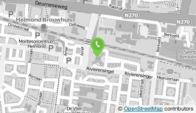 Bekijk kaart van woonzorgcentrum Savant Rivierenhof in Helmond
